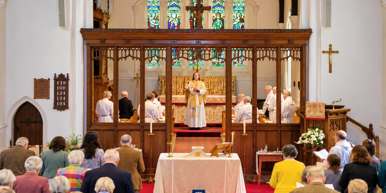 A service at Holy Trinity Church